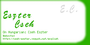 eszter cseh business card